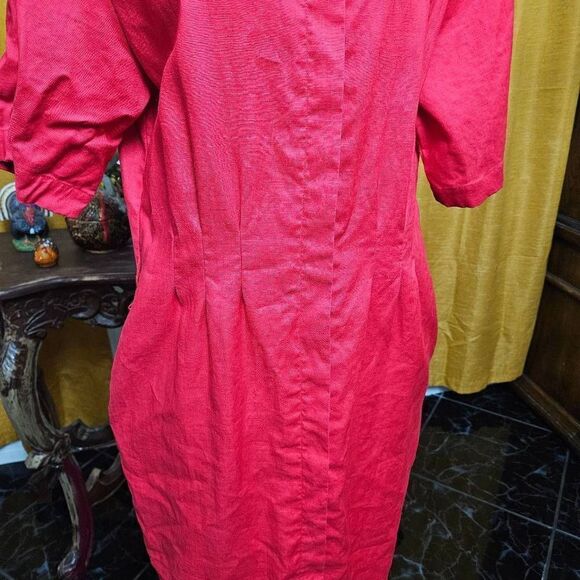 Nordstrom point of view linen dress - Picture 4 of 8